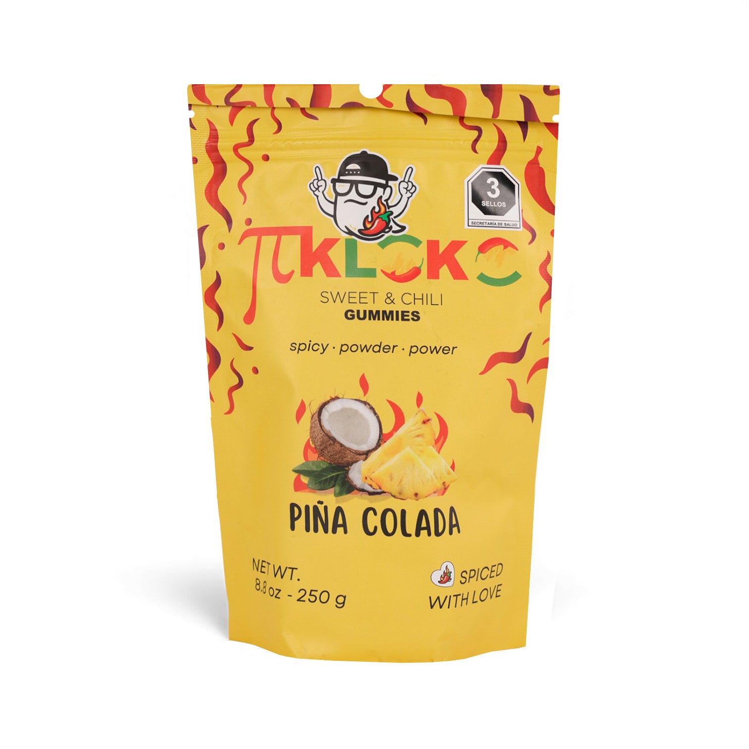 Gomitas Piña Colada Enchiladas