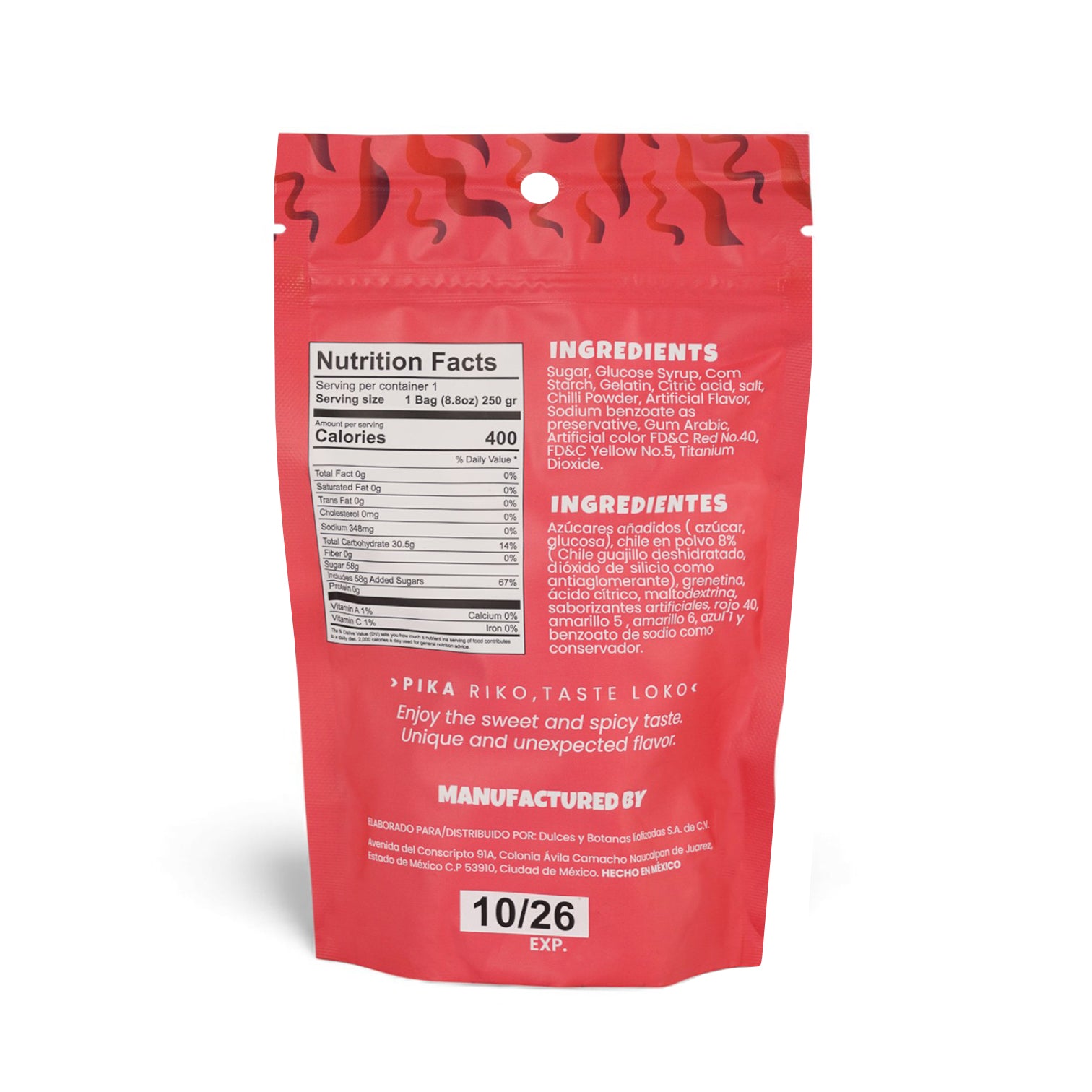 Gomitas Cherry Lemon Enchiladas