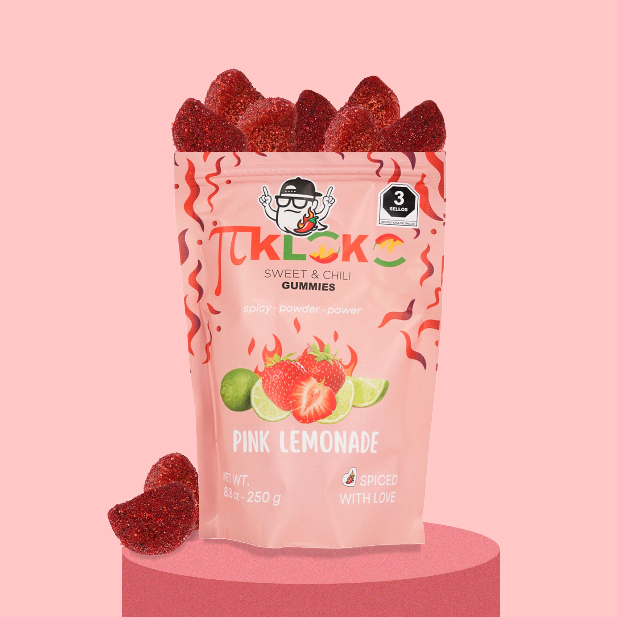 Gomitas Pink Lemonade Enchiladas