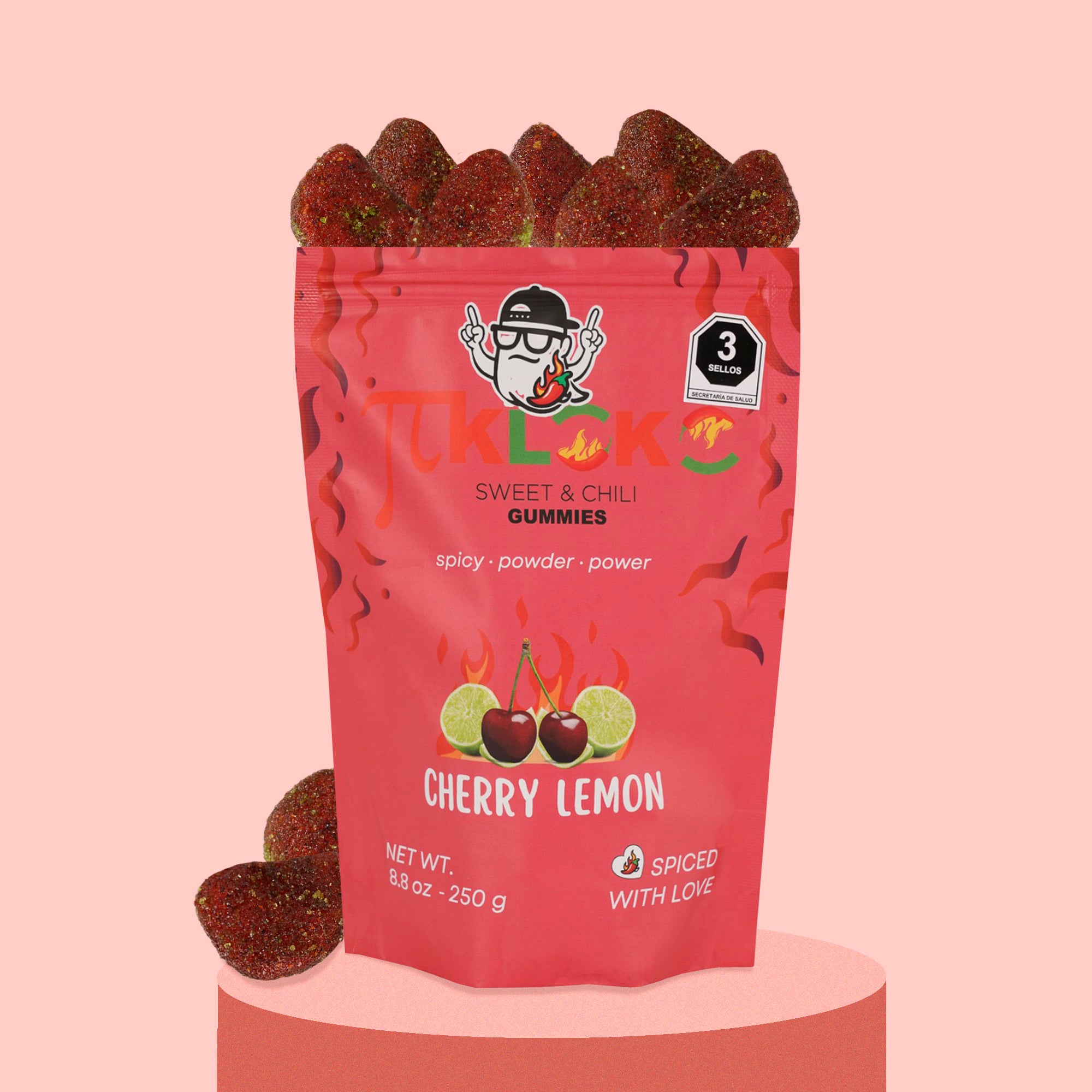 Gomitas Cherry Lemon Enchiladas