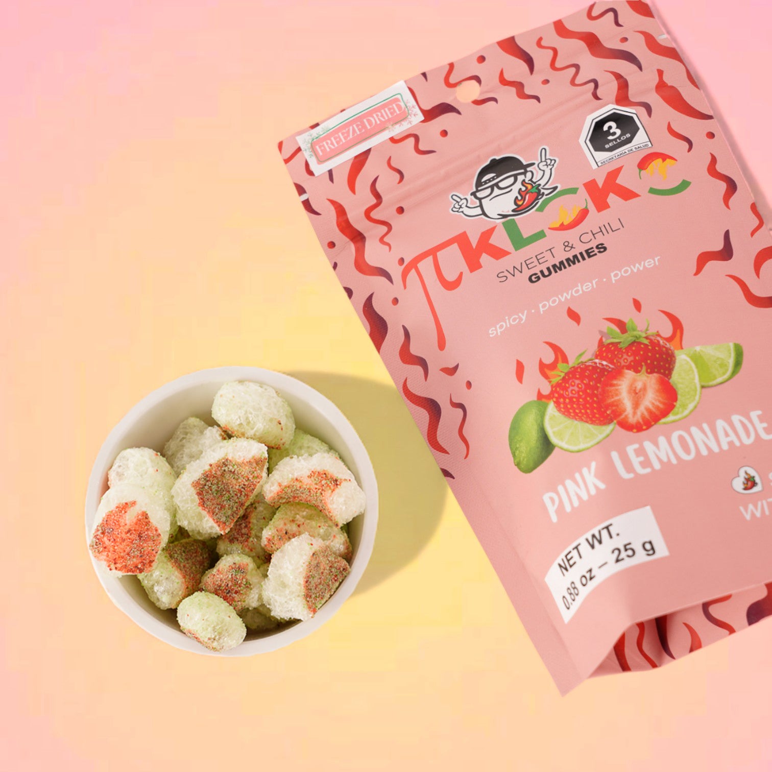 Gomitas Pink Lemonade Enchiladas