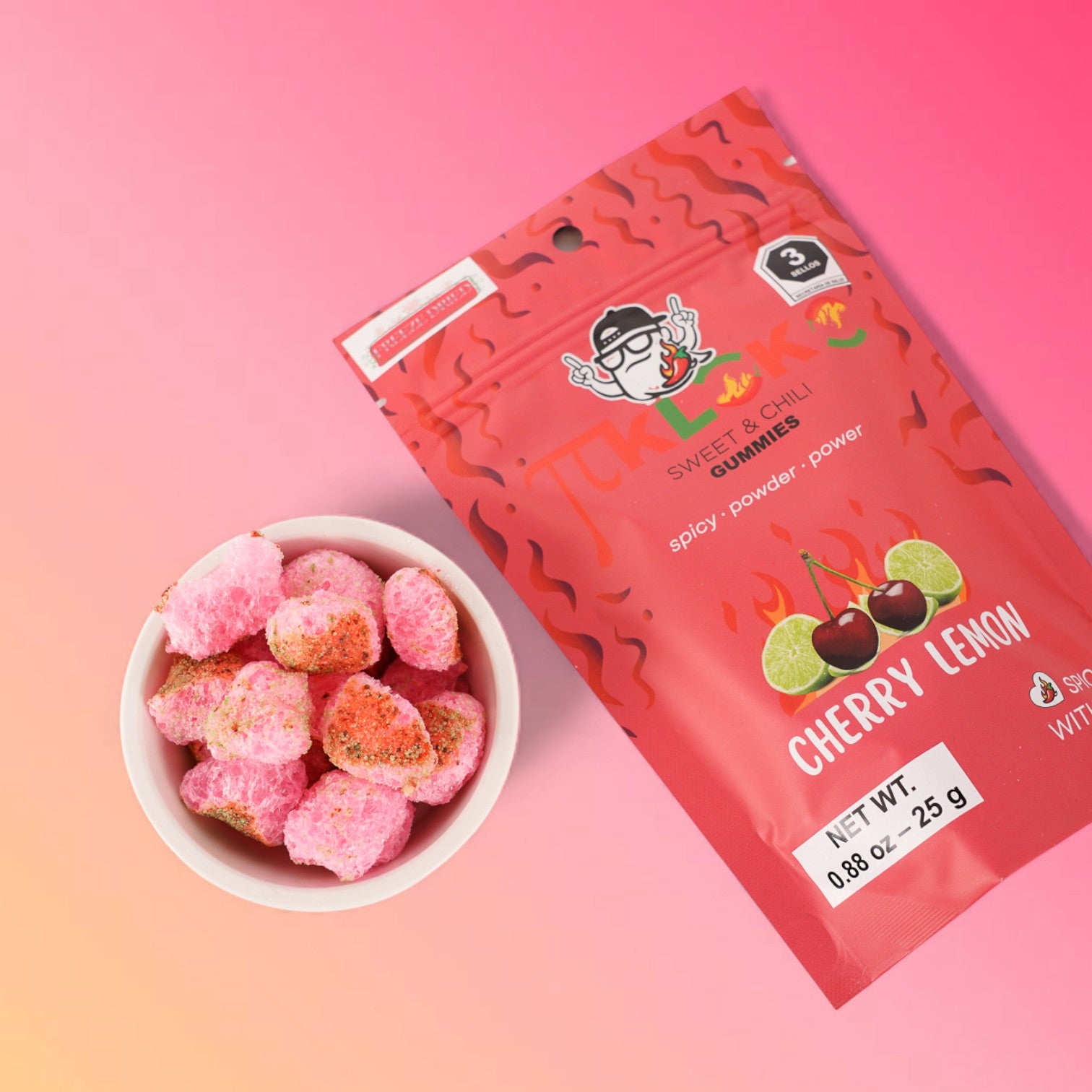 Gomitas Cherry Lemon Enchiladas