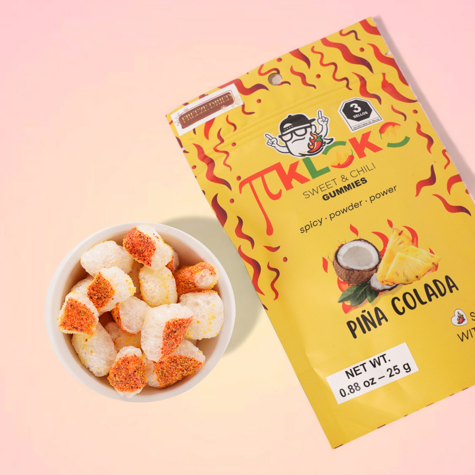 Gomitas Piña Colada Enchiladas